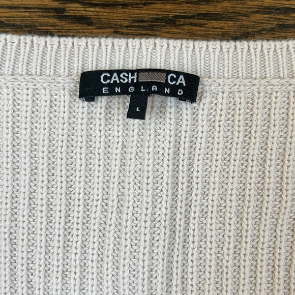 Cash CA Cotton Sweater Size Large - Picture 2 of 5